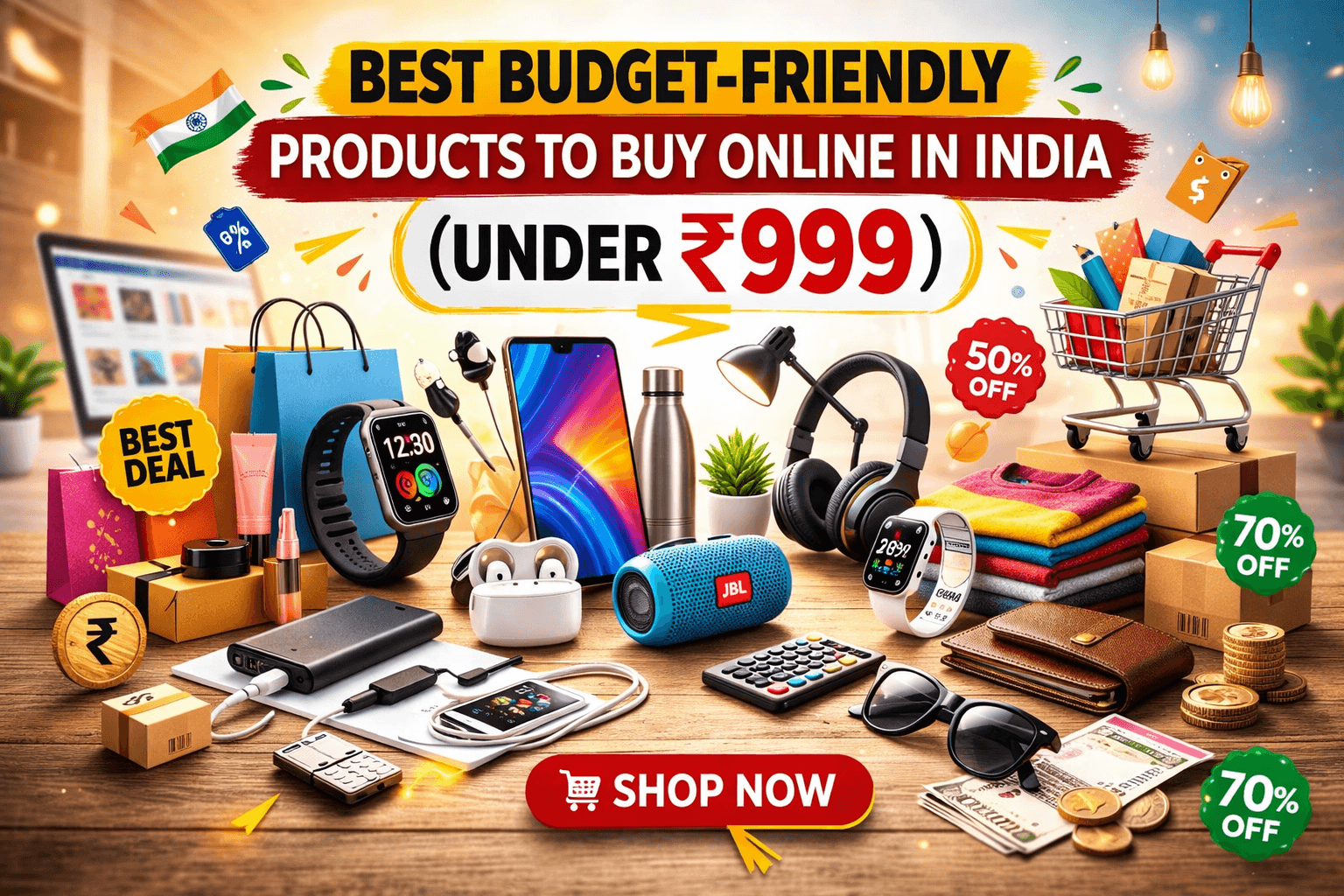 budget friendly products online in India